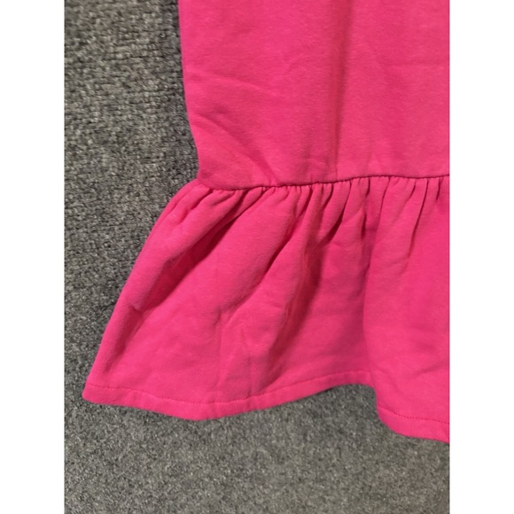Girls Polo Ralph‎ Lauren "Polo Player" Pink Blue Bear Sweatshirt Dress sz 16 NWT - Picture 3 of 11